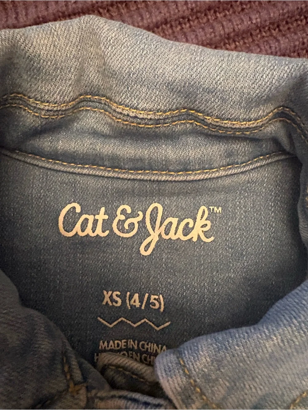 Cat & Jack Light Blue Denim Jacket for Kids